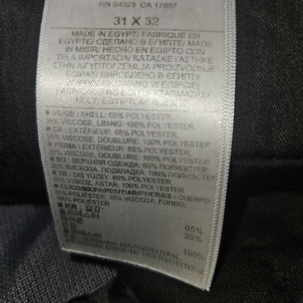 Banana Republic Mens Tailored Fit Slacks Size 31x32